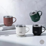 Tasse avec couvercle transparent pour éviter les éclaboussures
