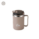 Tasse thermos 450 ml avec couvercle anti-fuite pratique