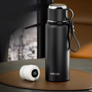 Thermos à café design en acier inoxydable