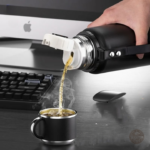 Thermos à café élégant et durable en acier inoxydable