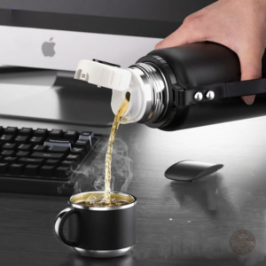 Thermos à café élégant et durable en acier inoxydable