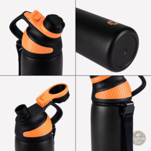 Thermos isotherme à double paroi avec isolation sous vide