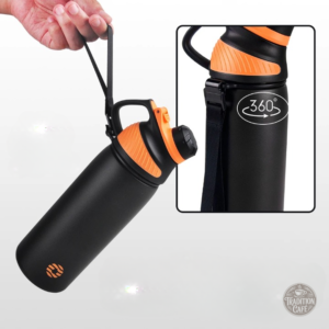 Bouteille isotherme avec couvercle magnétique pratique