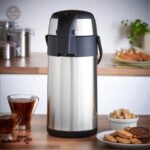 Thermos à Pompe Acier Inoxydable pour boissons chaudes