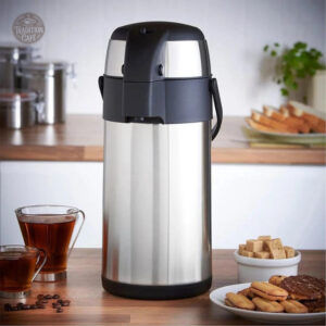 Thermos à Pompe Acier Inoxydable pour boissons chaudes