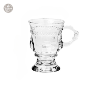 Verre Irish Coffee épais et élégant avec anse