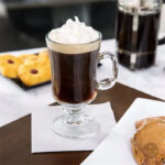Verre Irish Coffee épais et transparent avec anse, lot de 2