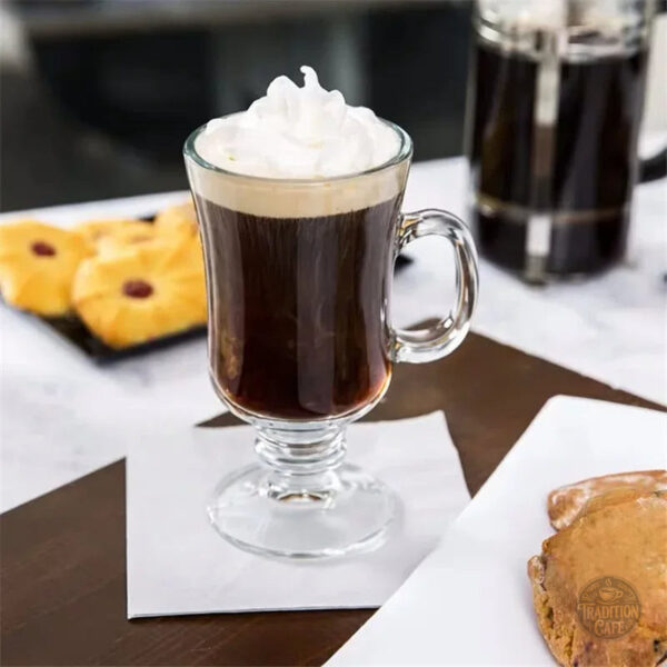 verre-irish-coffee-epais-transparent-anse-1 Verre Irish Coffee épais et transparent avec anse, lot de 2