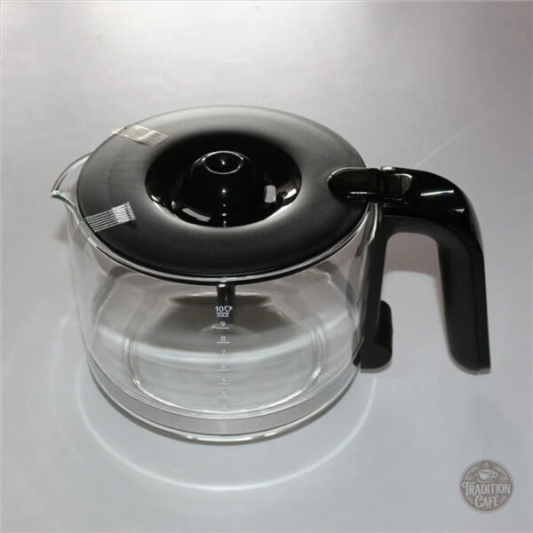 Verseuse en verre pour préparation de café simple et efficace
