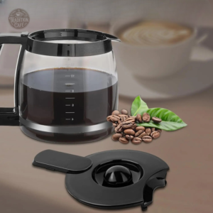 Verseuse ergonomique en verre, parfaite pour les amateurs de café